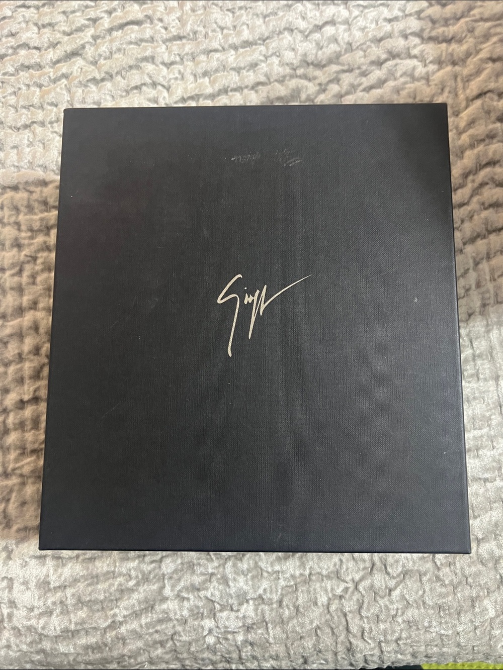 Giuseppe Zanotti Black Box with Gold Signature